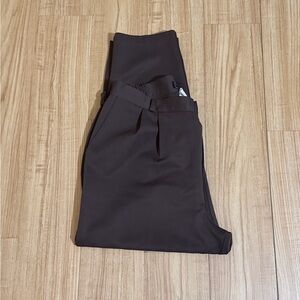 Laura Scott Brown Polyester Trousers